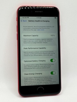Смартфон Apple iPhone SE 2020 128 ГБ Красный/Красный - АККУМУЛЯТОР 100% 3МК ФОЛЬГА