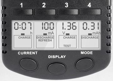 ЗАРЯДНОЕ УСТРОЙСТВО ДЛЯ БАТАРЕЙ EVER ACTIVE NC-1000+ AA/AA