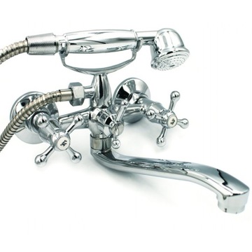 НАСТЕННЫЙ Смеситель для ванны и душа, смеситель для ванны и душа, НАБОР РЕТРО