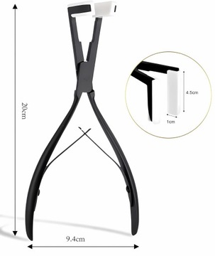 SZCZYPCE DO ZDEJMOWANIA WŁOSÓW KERATYNY CĄŻKI PRZEDŁUŻANIE KERATYNA