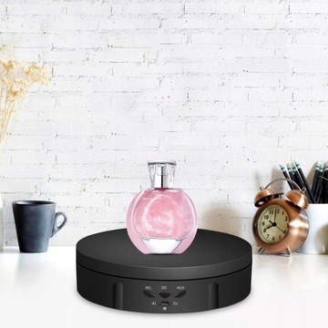 ПОВОРОТНЫЙ СТОЛ ЭЛЕКТРИЧЕСКАЯ ПОДСТАВКА USB 360° 145 мм
