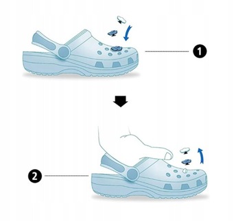 PRZYPINKA KWIATEK BIAŁO RÓŻOWY GRUBY DO BUTÓW CROCS CROCSÓW OZDOBA PIN