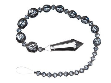 ПОДВЕСКИ ДЛЯ ШТОР-БУСЫ ГИРЛАНД 32СМ - 9 шт.