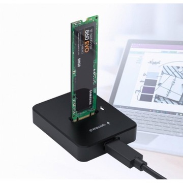 Док-станция для SSD-накопителей M.2 SATA и NVME USB 3.1 USB-C PCIe