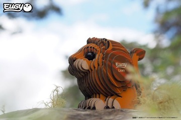 Лев Юджи. Эко 3D Пазл