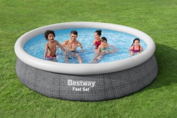 САДОВЫЙ РАСШИРЕННЫЙ БАССЕЙН 366x76см FAST SET BESTWAY