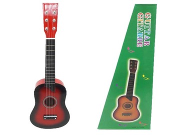 Деревянная струнная гитара в коробке ГАЗЕЛО.