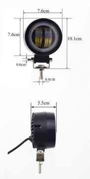 Мотоциклетные галогенные лампы RING LED фары