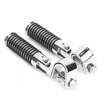 Пара мотоциклетных подножек с зажимом для ног на 1 шт.