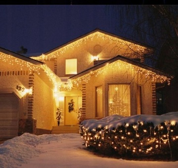 ICILS ГАРЛАНД ШТОР 500 LED ТЕПЛЫЙ БЕЛЫЙ ВСПЫШКА