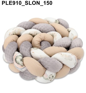 Плетеный чехол для кровати 150 см, PLAINED LUX