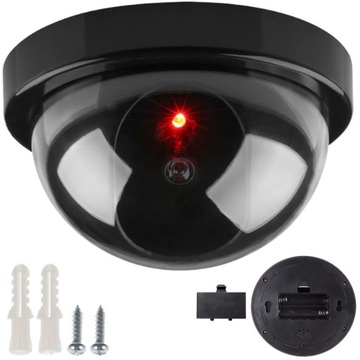 ATRAPA KAMERY PRZEMYSŁOWEJ SZTUCZNA KAMERA KOPUŁKA DIODA MONITORING