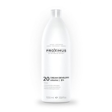 PROXIMUS EMULSJA OXYDANT WODA 6% DO FARB TONERÓW ROZJAŚNAICZY 1000ML