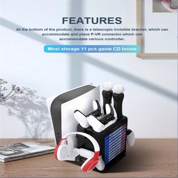 Подставка для зарядки игровой карты для консоли PS5