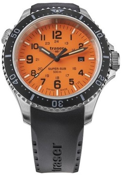 ЧАСЫ TRASER 109380 SUPER SUB + ФОНАРЬ + РЕМЕНЬ!