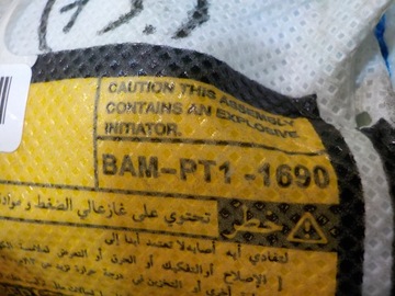 AVENSIS III T27 2.0 D4D 09R AIRBAG ULOŽENÍ SEDADLA LEVÝ PŘEDNÍ