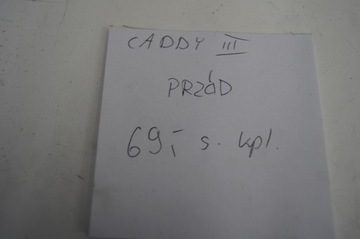 PODHLAVNÍK LEVÝ + PRAVÝ PŘEDNÍ CADDY III FACELIFT 1.6 TDI