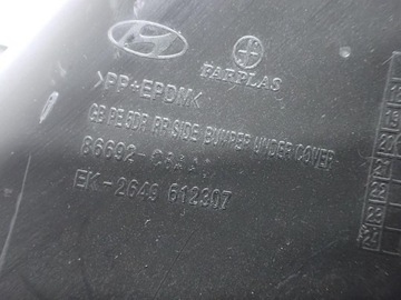 DESKA KRYT POD NÁRAZNÍK LEVÝ ZADNÍ 86692-C8AA0 HYUNDAI I20 II 20R