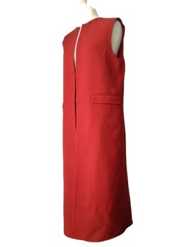 MASSIMO DUTTI - długa -KAMIZELA- wełna - M (38) -