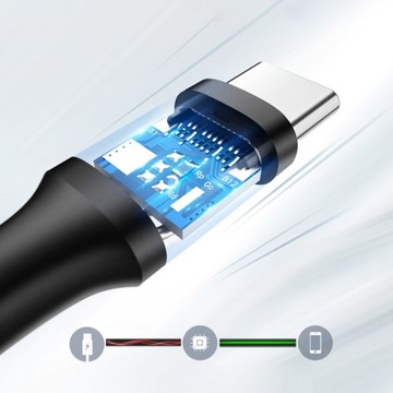 UGREEN ПРОЧНЫЙ КАБЕЛЬ USB 3.0 НА USB-C 3.0 БЫСТРАЯ ЗАРЯДКА QC 3.0 1M