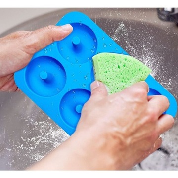 Силиконовая форма для пончиков, пончиков, пончиков, 6 шт.