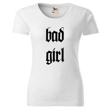 KOSZULKA t-shirt BAD GIRL PREZENT DAMSKA bluzka PREZENT S