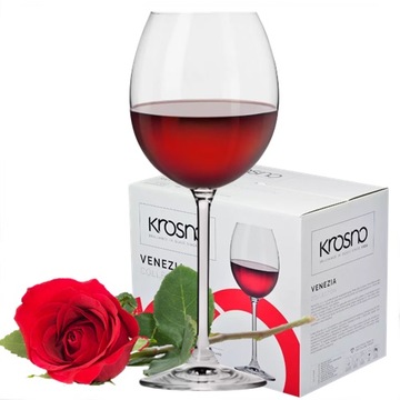 Kieliszki do Wina Czerwonego 350ml KROSNO Venezia