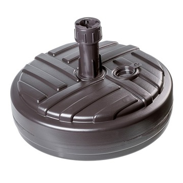 PODSTAWA PARASOLA UCHWYT POD PARASOL OGRODOWY OKRĄGŁY 39cm OBCIĄŻNIK BRĄZ