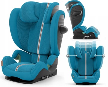 FOTELIK CYBEX Solution G i-Fix Plus 15-50kg Beach Blue