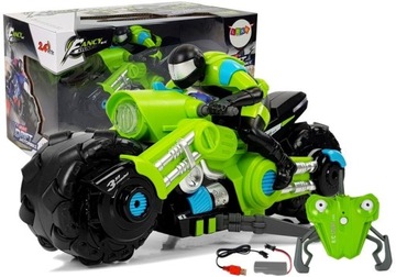 MOTOR DRIFT ZDALNIE STEROWANY ZIELONY