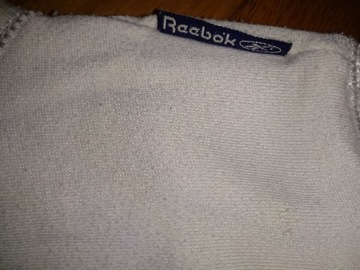 Vintage beż bluza Reebok sportowa odkryte ramiona