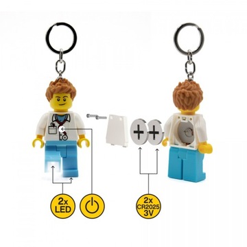 Брелок-фонарик LEGO Doctor LGL-KE184 для стетоскопа