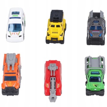 6 sztuk 1: 64 odlew ze stopu Model pojazdu