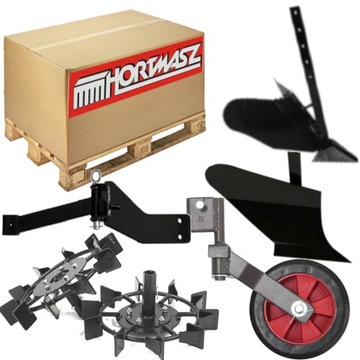 Бензиновый мотокультиватор, HORTMASZ DRIVE, 212cc, 62см, 2 направления ножей, НАБОР XL