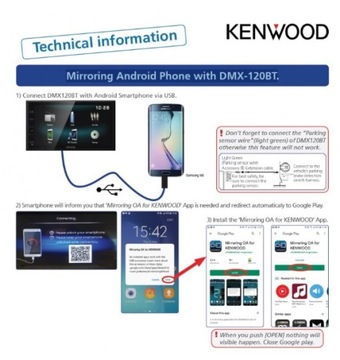 KENWOOD DMX-120BT RADIO SAMOCHODOWE 2-DIN BT USB