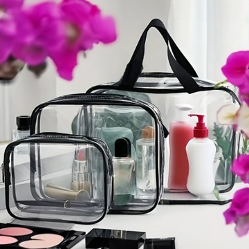 COSMETIC BAG прозрачный дорожный чехол-органайзер для косметики X3
