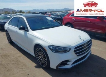 Mercedes Klasa S W223/V223 2024 Mercedes-Benz Klasa S 580 4Matic 2024 4.0 Benzyna 496KM