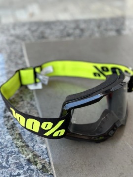 Очки 100% PERCENT STRATA 2 II NOFOG CROSS SKI SOLAR BLACK FLUO