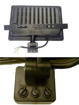 ГАЛОГЕННАЯ СВЕТОДИОДНАЯ ЛАМПА 100ВТ SMD с ТОНКИМ ДАТЧИКОМ ДВИЖЕНИЯ