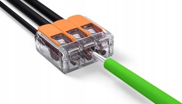 10x SZYBKOZŁĄCZKA KOSTKA ZŁĄCZKA DRUT LINKA 3x 4mm