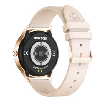 Умные часы Maxcom SMARTWATCH FW52 Diamond Gold, 2 ремешка в комплекте