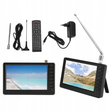 PRZENOŚNY MINI TELEWIZOR 1500MAH WMV MP4