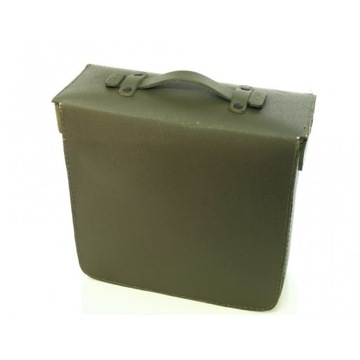 СУМКА, РОЗЕТКА ИЗ НАТУРАЛЬНОЙ КОЖИ, ВОДОНЕПРОНИЦАЕМАЯ, НАТО-ЗЕЛЕНЫЙ