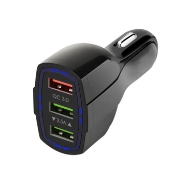 USB QC 3.0 3xUSB ŁADS7 автомобильное зарядное устройство