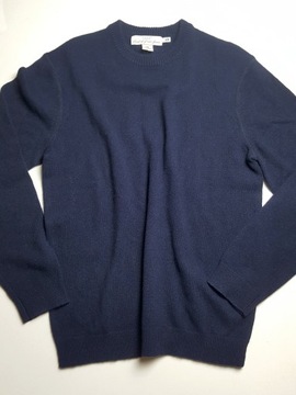 Sweter z domieszką wełny LOGG H&M r.M