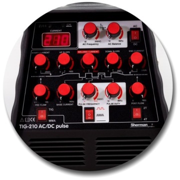SHERMAN TIG 210 КОМПЛЕКТ ДЛЯ ИМПУЛЬСНОЙ TIG СВАРКИ AC/DC