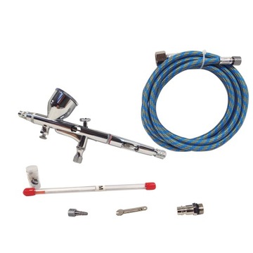 Zestaw aerograf 180 3 dysze do dużego kompresora