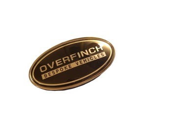Emblemat do Range Rover Overfinch black glossy