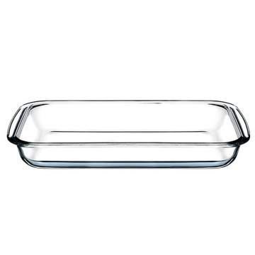 ПРЯМОУГОЛЬНЫЙ СТЕКЛЯННЫЙ КОРЗИН С КРЫШКОЙ, 6л, 39x23 см