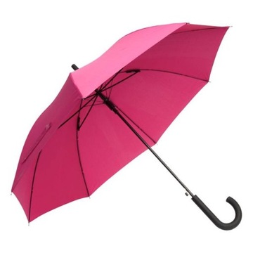 Parasolka różowa Parasol automatyczny sztormowy damska długi na Prezent